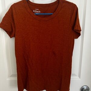 J. Crew Women's Burnt Orange Tee